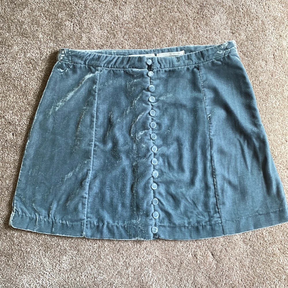 Urban Outfitters Velour Skirt